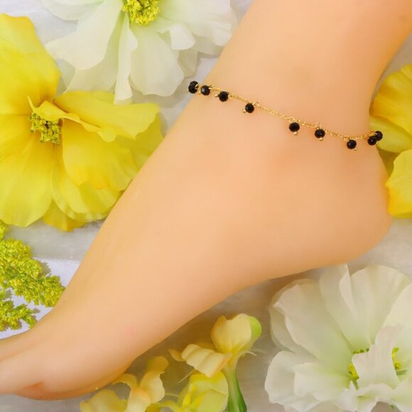 Minimalist Anklet, Sleek & Modern Design, Women’s Fashion, YC110344-A - Picture 4 of 10